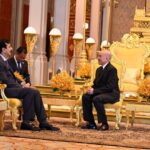 ព្រះមហាក្សត្រនៃកម្ពុជា ព្រះរាជានុញ្ញាតឲ្យប្រធានព្រឹទ្ធសភាប៉ាគីស្ថាន ចូលក្រាបបង្គំគាល់