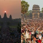 សមរាត្រីអង្គរ ទទួលបានភ្ញៀវទេសចរជាង៣ម៉ឺននាក់ មកផ្ដិតយកទិដ្ឋភាពថ្ងៃរះចំកំពូលប្រាសាទ